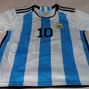 ARGENTINA Soccer Team Messi Jersey  #10 Size XL